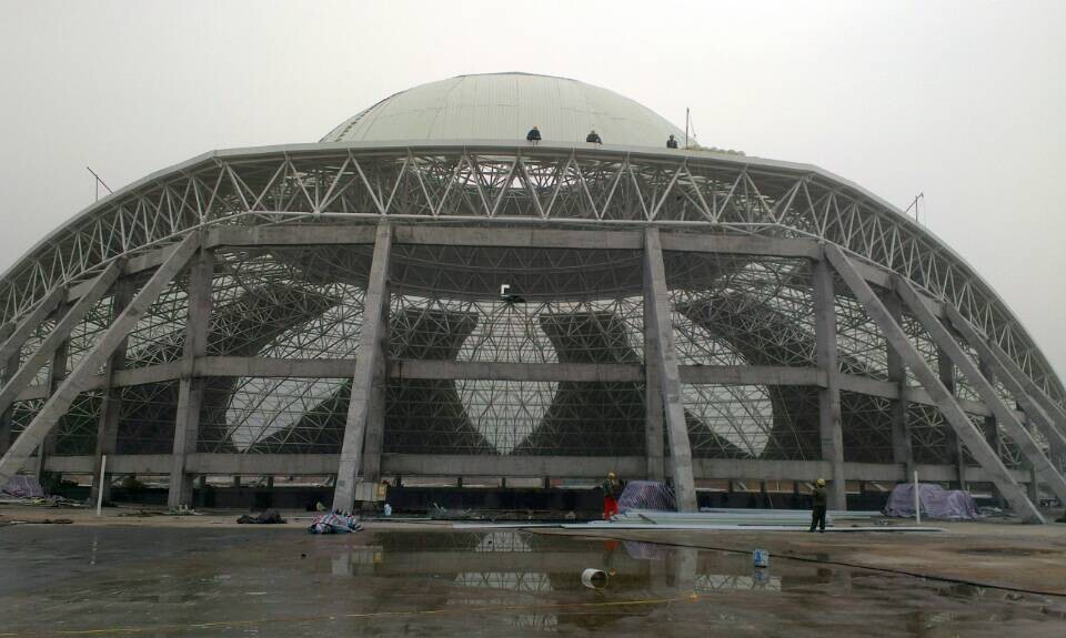 绵阳温泉馆网架工程